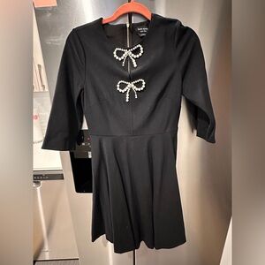 Kate Spade Pearl Bow Ponte Dress